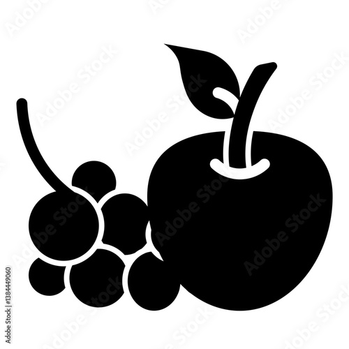 Apple and Grapes