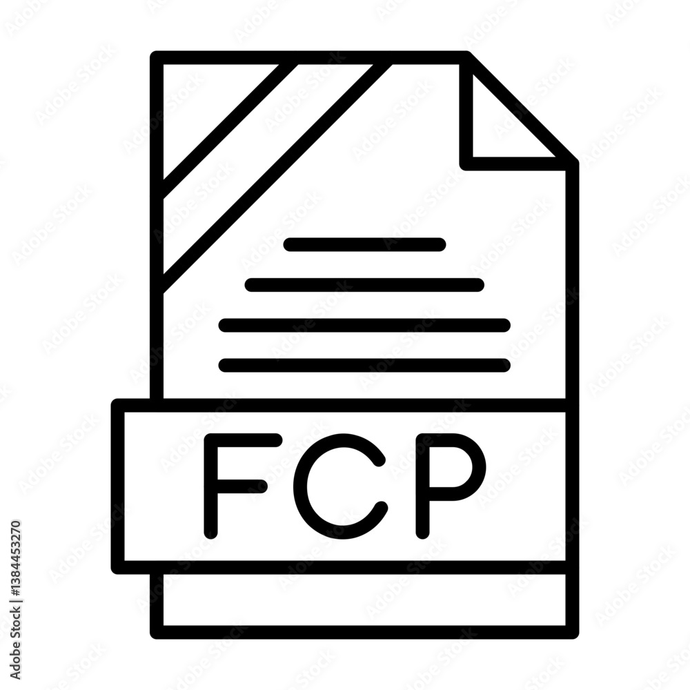 MSWMM File Format Outline Style Icon MSWMM File Format Outline Style Icon