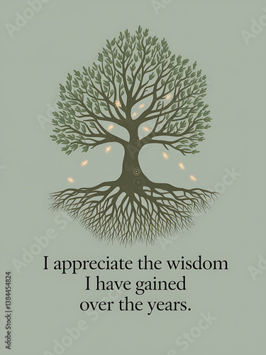I Appreciate the Wisdom I Have Gained – Twinkling Tree Design