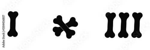 Joint Health Vector Icon Set. Bone Care vector symbol for UI design .Vector Illustration .EPS 10 . 