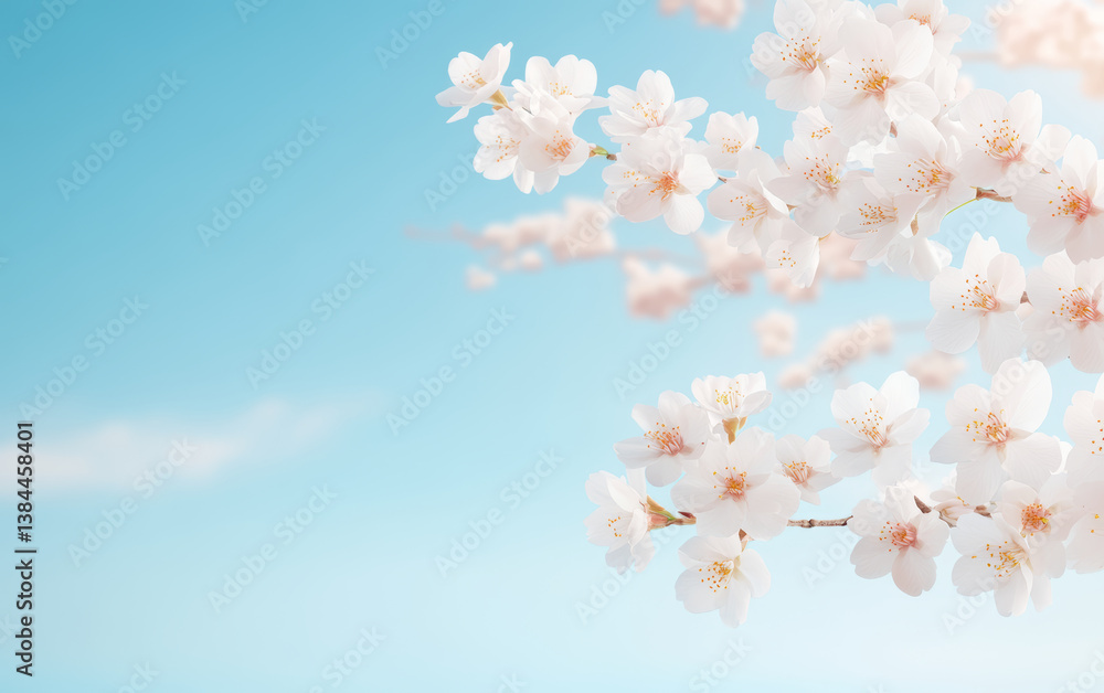 Fresh and natural background of e-commerce product display table Fresh and natural background of e-commerce product display table