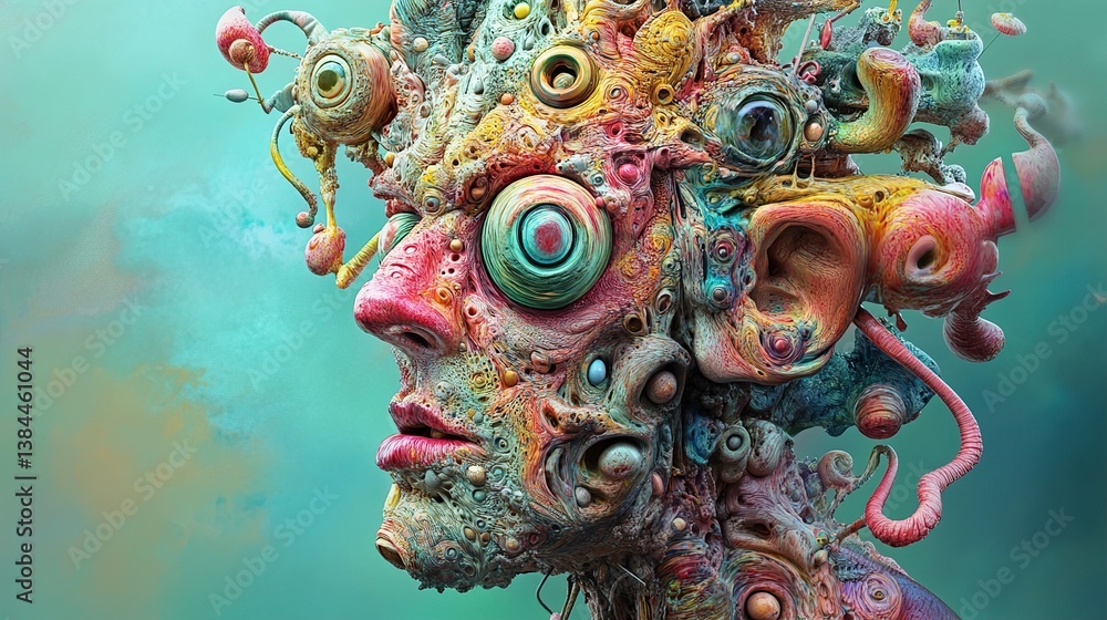 Surreal Mind: A Psychedelic Digital Art Masterpiece Surreal Mind: A Psychedelic Digital Art Masterpiece