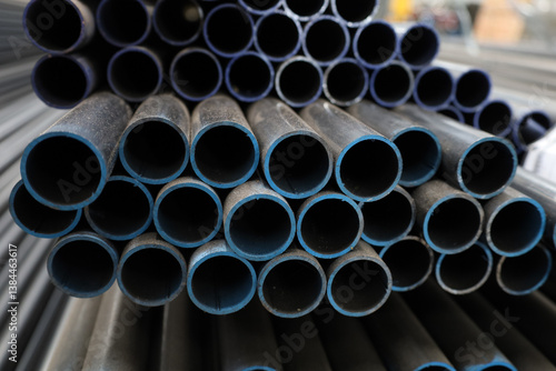 steel pipe product group square pipe Construction steel products such as black steel pipes, image ideas, examples of steel products.metal warehouse industry, delivery to customers.	
Steel Tube
