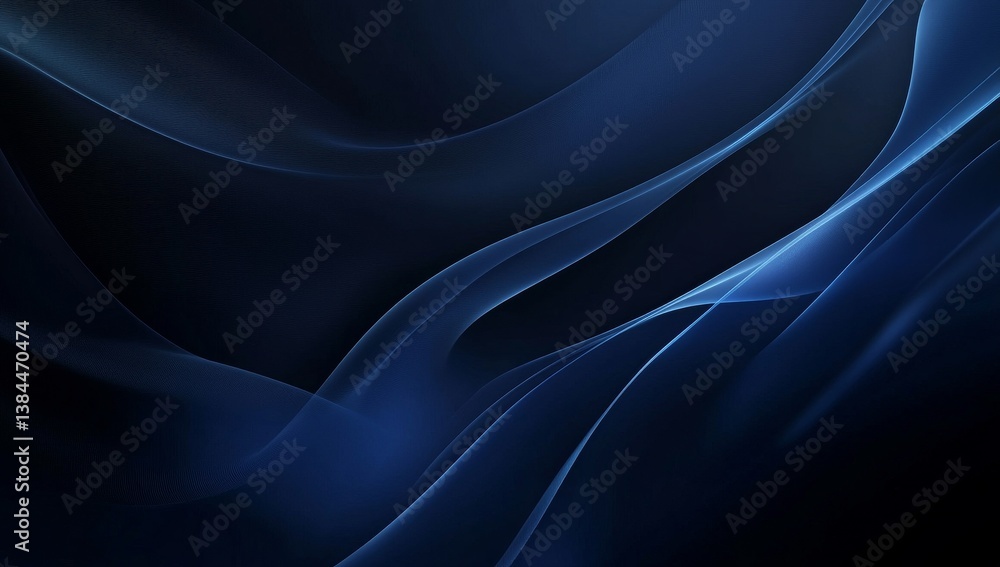 Obraz premium Dark abstract flowing lines