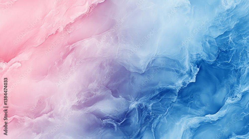 Abstract Pastel Swirl: Pink and Blue Ink Wash Texture Abstract Pastel Swirl: Pink and Blue Ink Wash Texture