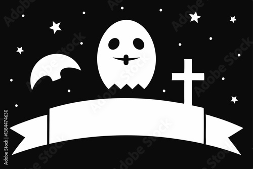 Halloween background with bats