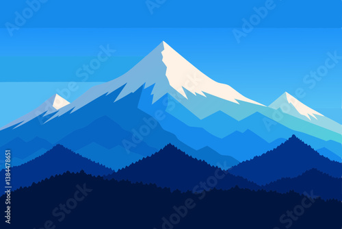 mountain landscape in the mountains