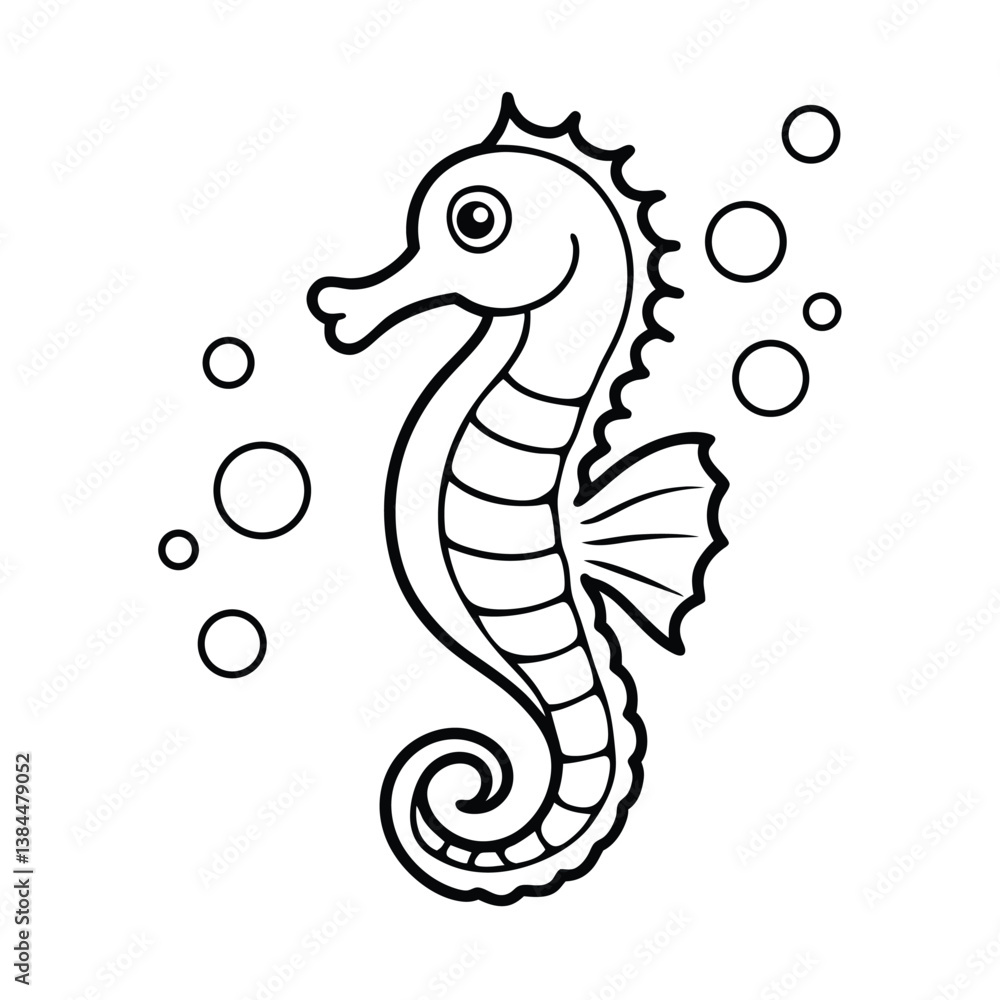 Fototapeta premium vector illustration of a cartoon snake
