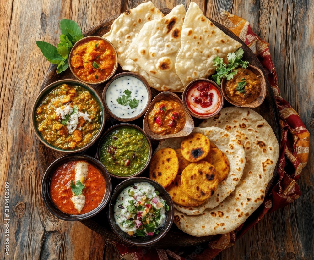Assorted Indian Dishes Assorted Indian Dishes