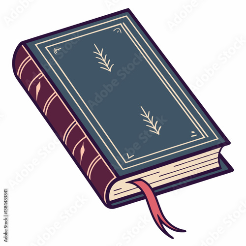 Vector illustration of a book 