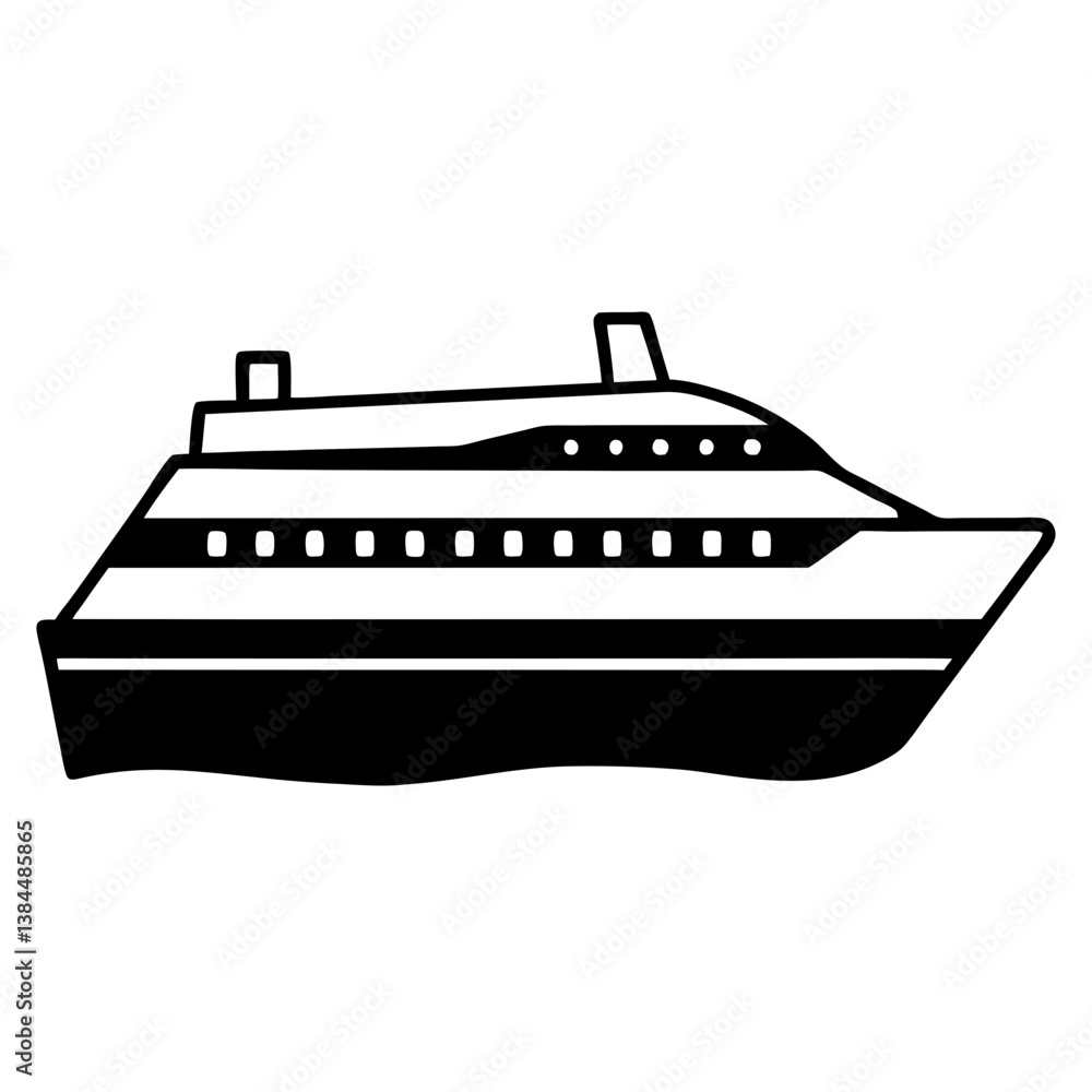 vector illustration of a yacht vector illustration of a yacht