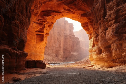 Wallpaper Mural Canyon archway,  golden light Torontodigital.ca