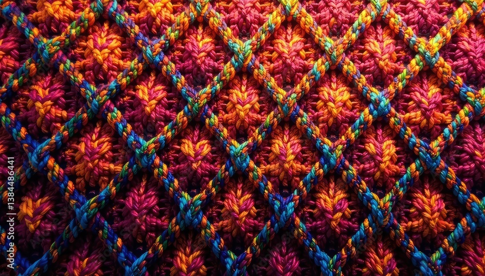 Intricate woven textile, repeating geometric design, material, natural, print Intricate woven textile, repeating geometric design, material, natural, print
