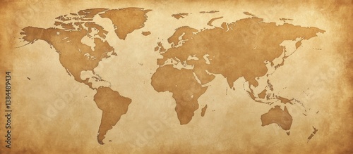 Fototapeta Naklejka Na Ścianę i Meble -  Antique World Map