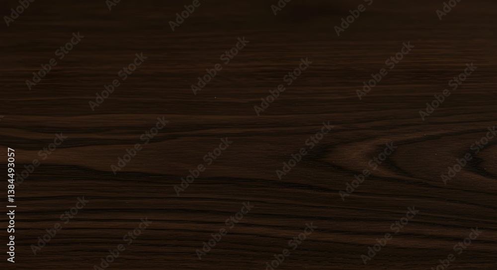Fototapeta premium Close-Up Macro Texture of Dark Brown Wood Grain Surface - Natural Wooden Background Detail