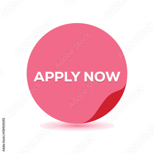 apply now icon template background illustration vector design.