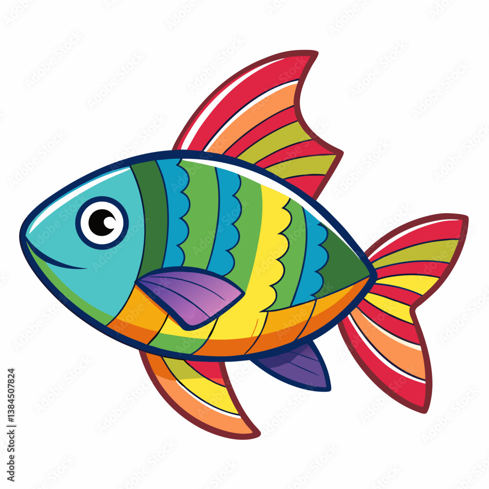 fish on a white background fish on a white background