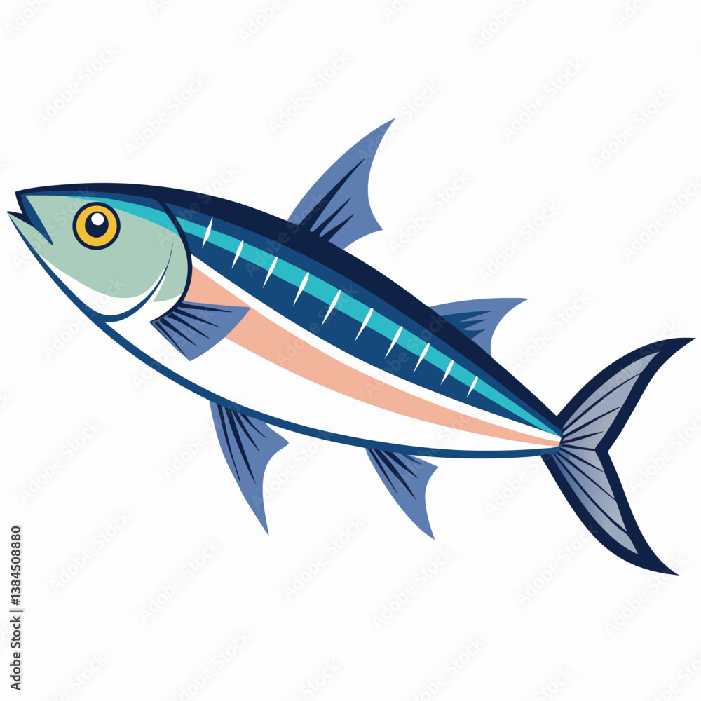 Obraz premium fish on a white background