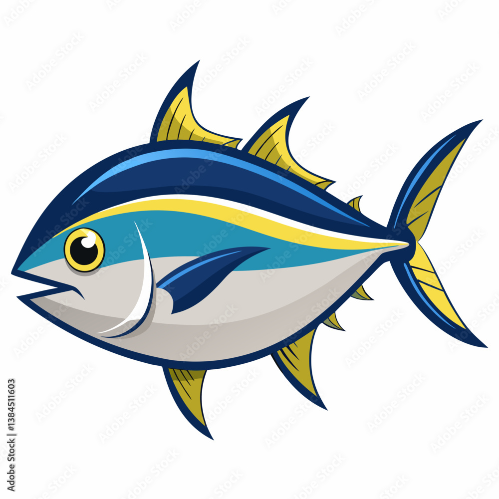 Fototapeta premium illustration of a fish