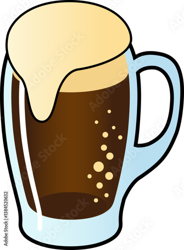 ビールが注がれたジョッキ