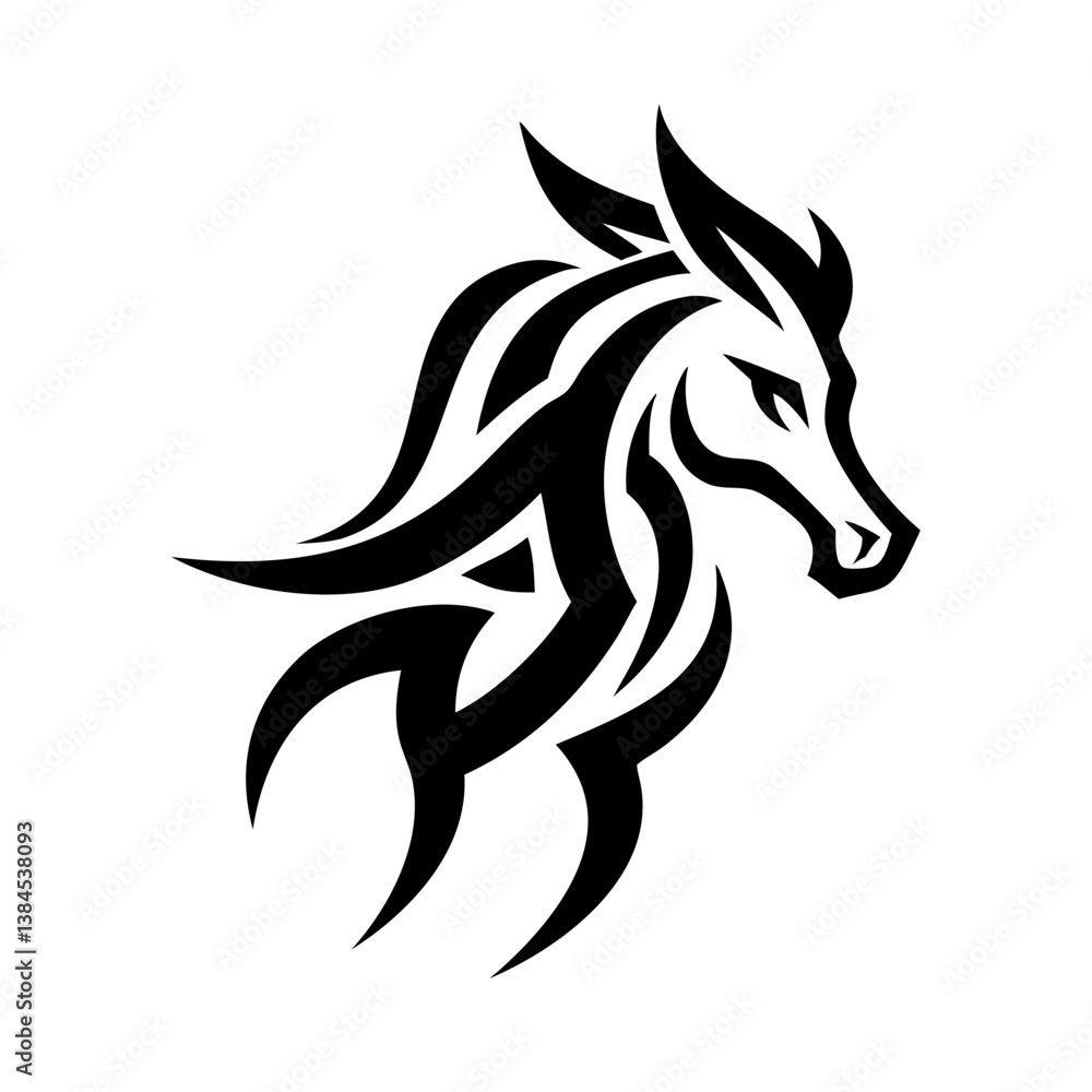 Obraz premium Horse Icon Vector Art, Icons, and Graphics 