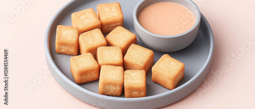 Delicious plant based recipes feature these crispy snacks served with creamy dip that enhances their delightful taste