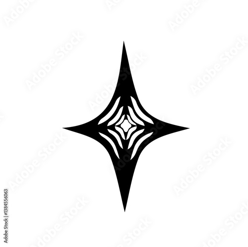 gold star on white,y2k