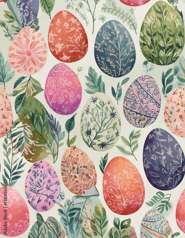 easter pattern - Generated image easter pattern - Generated image