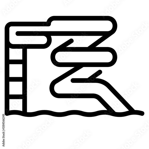 Zigzag Water Slide
