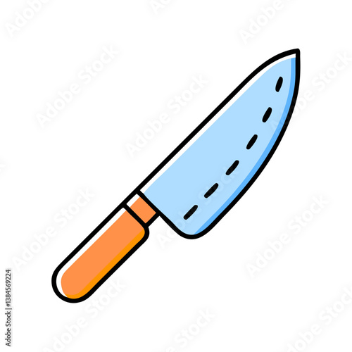 Kitchen Knife Icon Cooking, Cutting, Slicing, Food Prep Tool