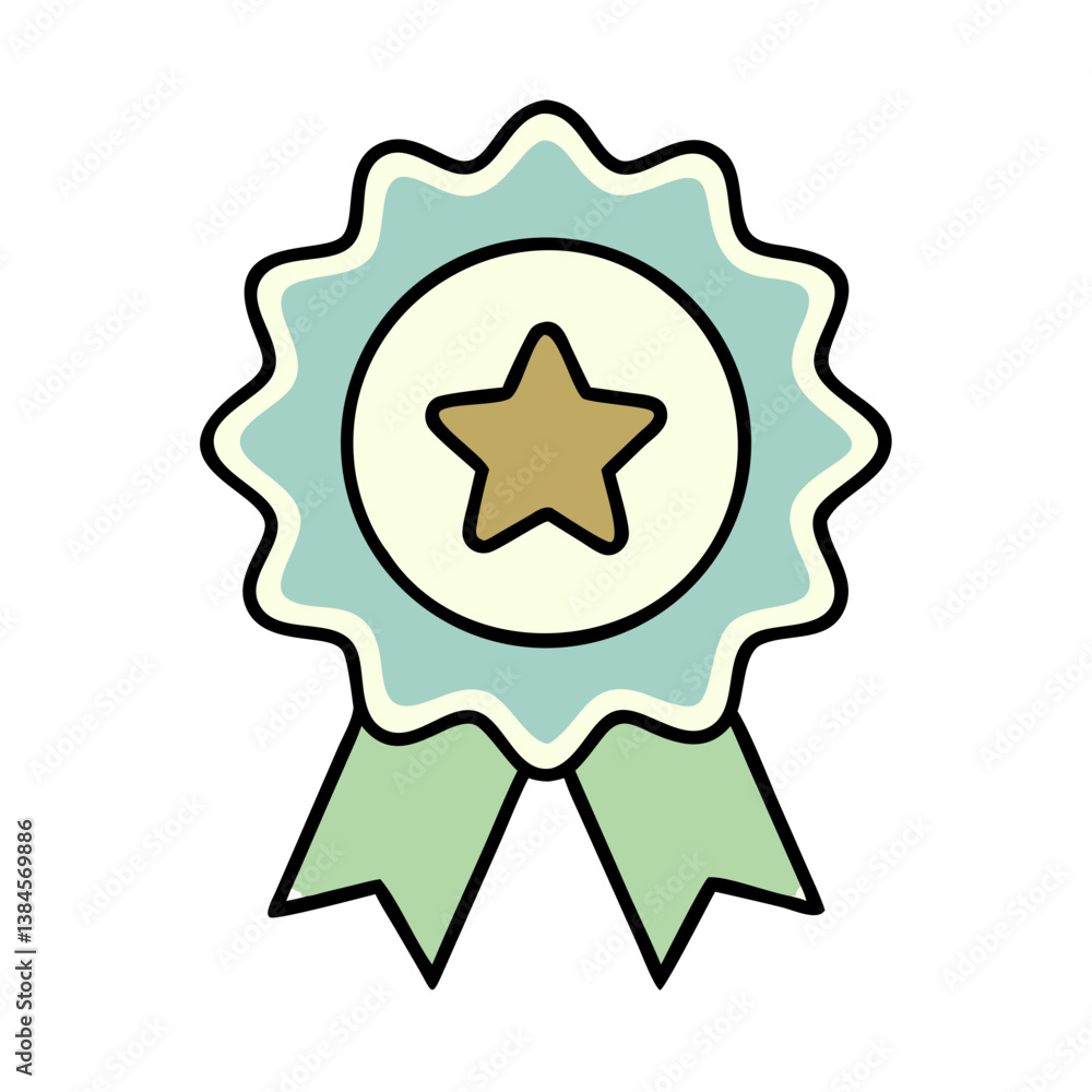 Award Badge Seal Emblem Star Quality Recognition Achievement Success Award Badge Seal Emblem Star Quality Recognition Achievement Success