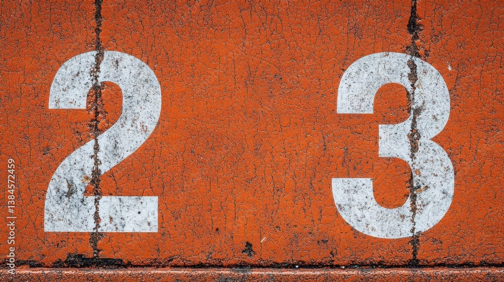 Running Track Numbers 23 with Sports Competition. Running Track Numbers 23 with Sports Competition.