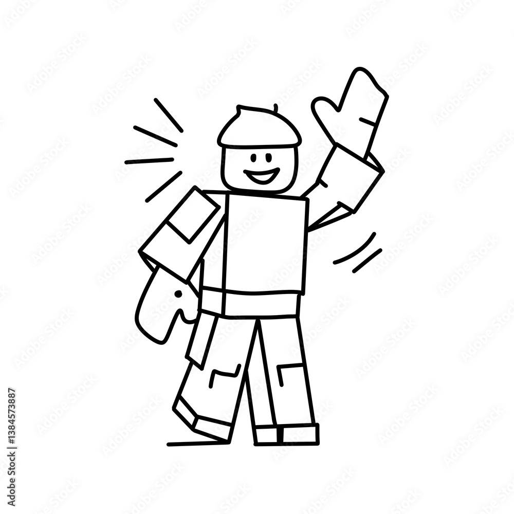cartoon character of man cartoon character of man