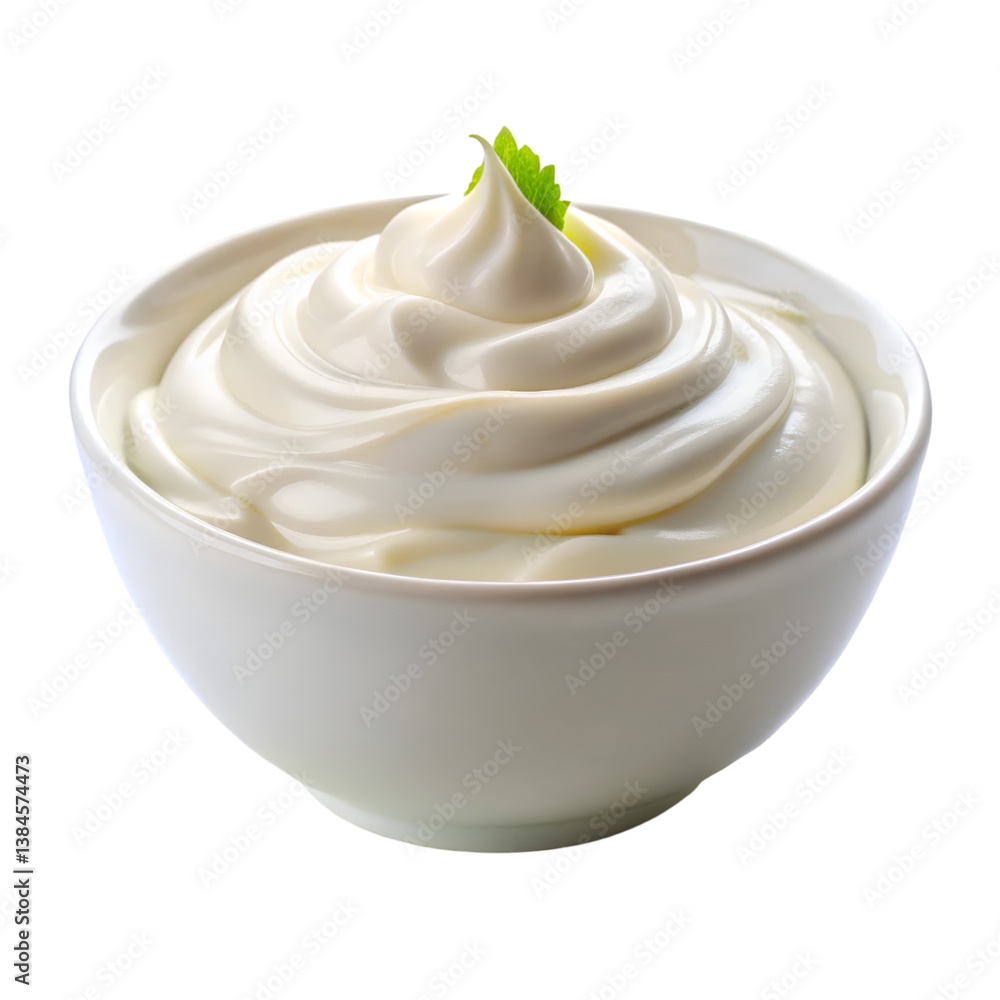 Sour cream isolated on transparent background
Sour cream isolated on transparent background
