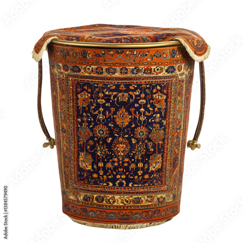 Drum duff isolated on white background