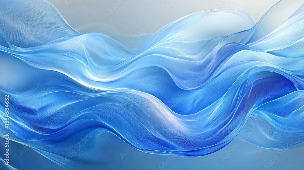 Abstract blue wave background, Abstract blue wave background,
