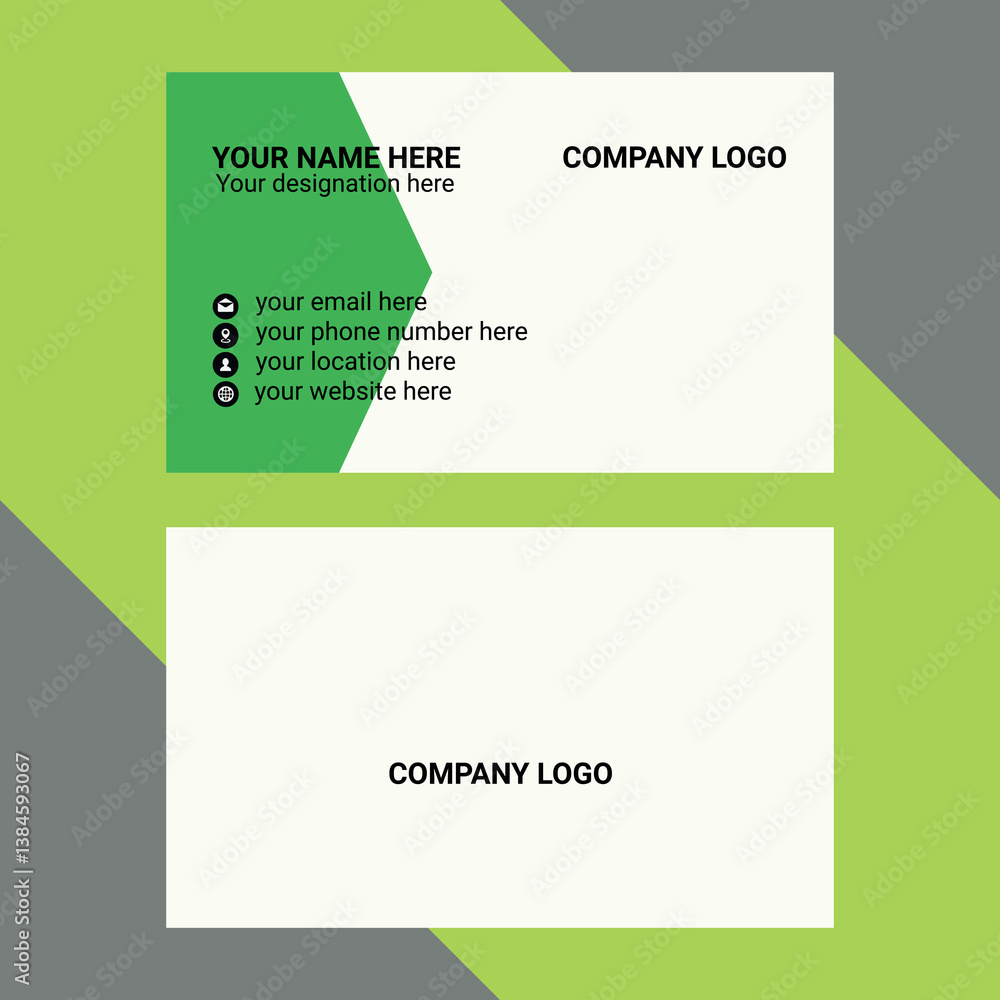 Modern Business Card - Creative and Clean Business Card Template. Modern Business Card - Creative and Clean Business Card Template.