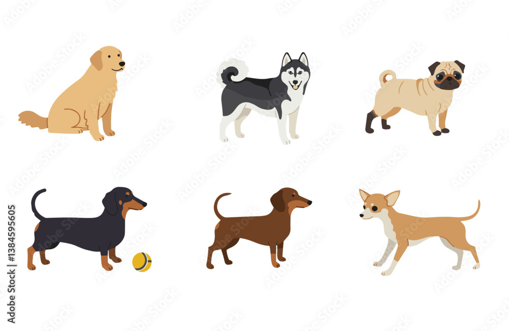 Joyful brown dog enjoying energetic and calm moments, perfect pet-themed illustration for marketing and digital design
Joyful brown dog enjoying energetic and calm moments, perfect pet-themed illustration for marketing and digital design