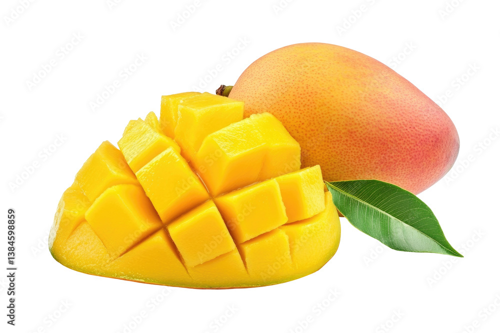 Fresh Mango Delight on transparent background Fresh Mango Delight on transparent background