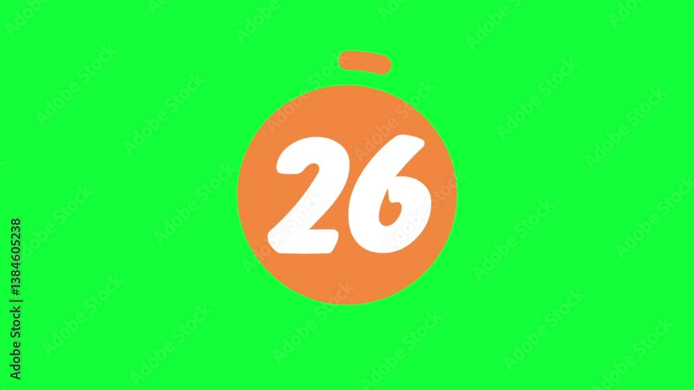 30s countdown, countdown 30 to 0, circle countdown numbers from 30 to 0