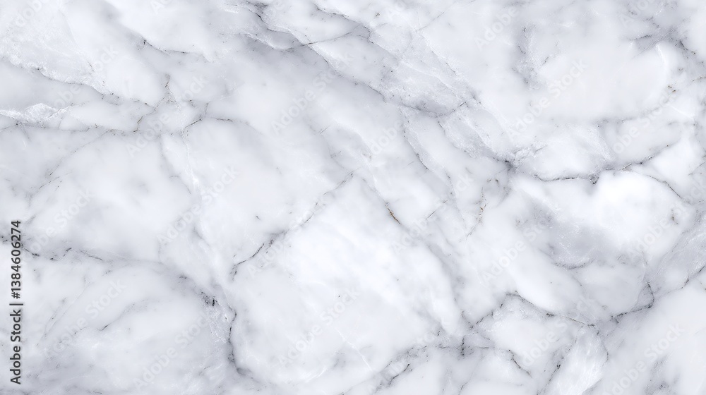 Obraz premium High-resolution and ultra-realistic top view of a white marble texture background showing smooth and elegant surface with fine patterns.