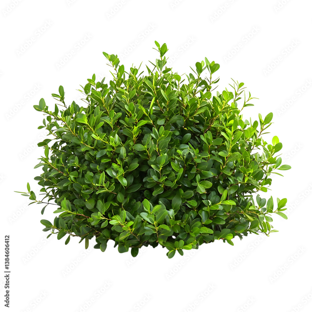Obraz premium shrubs isolated on transparent background