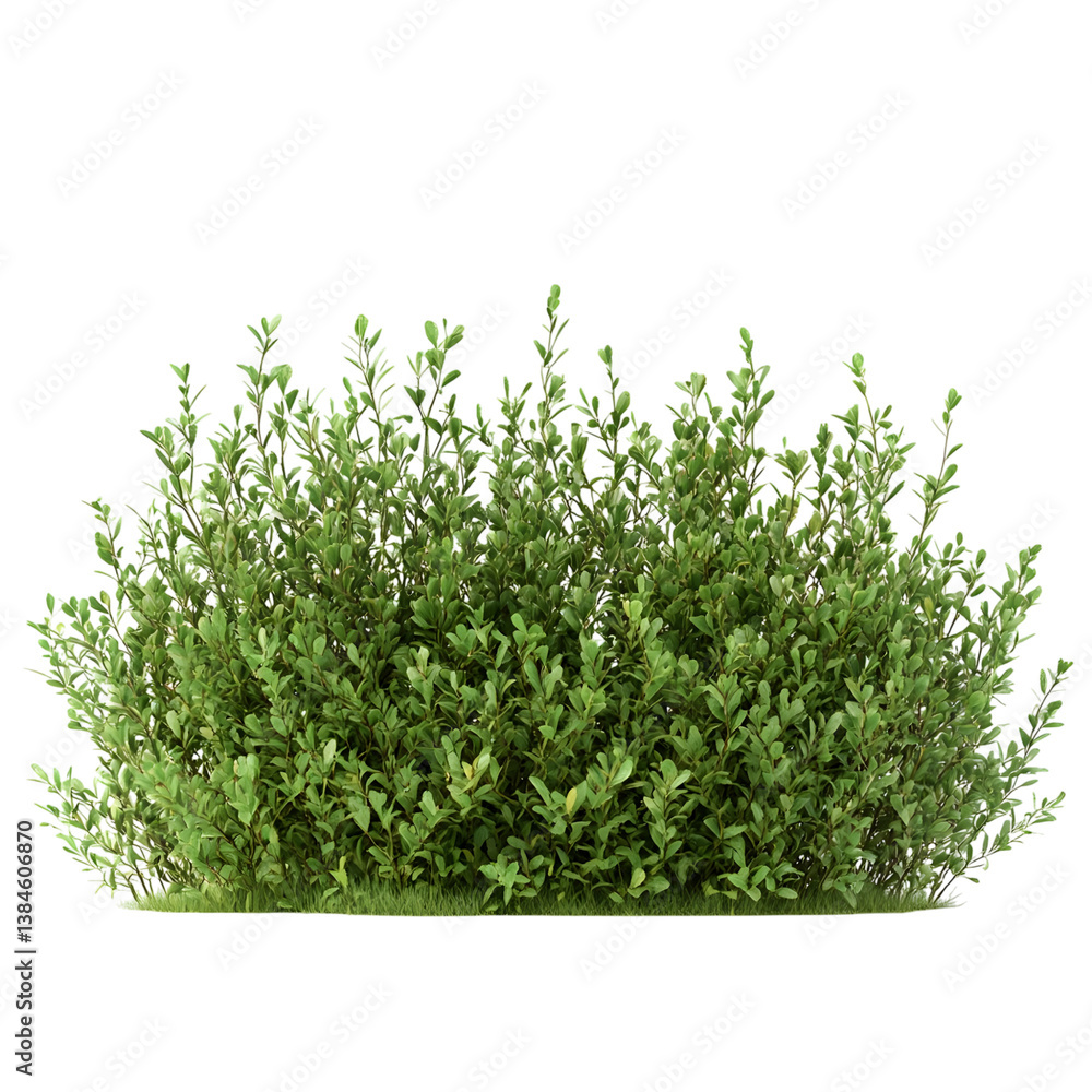 Obraz premium shrubs isolated on transparent background