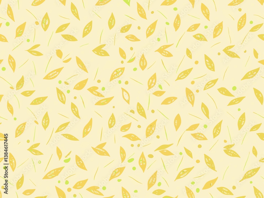 seamless pattern with yellow leaves seamless pattern with yellow leaves