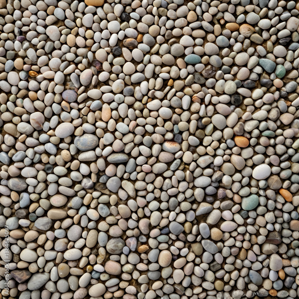 Pebble small stone tile wall texture background Pebble small stone tile wall texture background