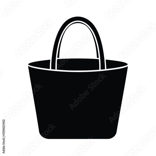 metal bucket isolated on white