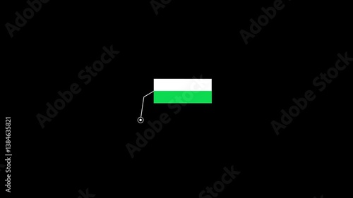 Modern lower third with smooth left and right movement, Animation of HUD elements, Animate a white callout for text