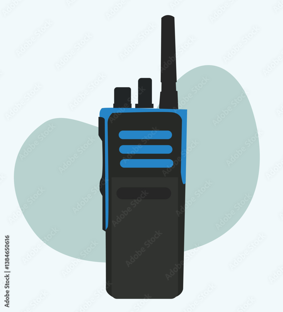 Walkie-Talkie.portable radio transmitter or walkie talkie. Walkie-Talkie.portable radio transmitter or walkie talkie.