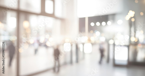 Wallpaper Mural Contemporary office setting captured in a blur. Modern blurred background photo for banner, poster or magazine and website background. Torontodigital.ca