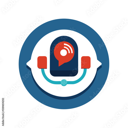 call recording icon on a white background.eps